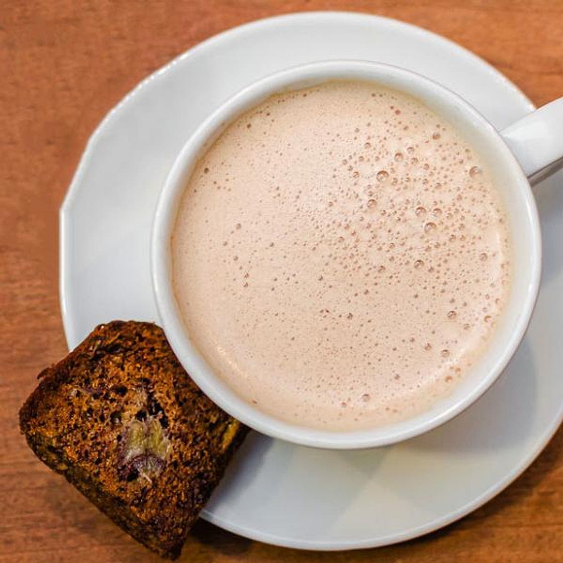 Leite com açúcar queimado