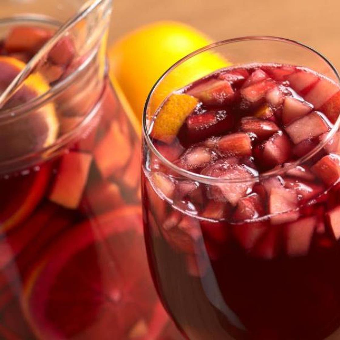 Vinho quente sem álcool