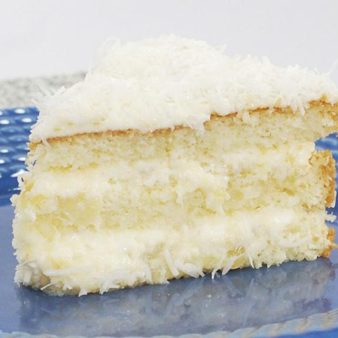 Receita de Bolo gelado de abacaxi com coco