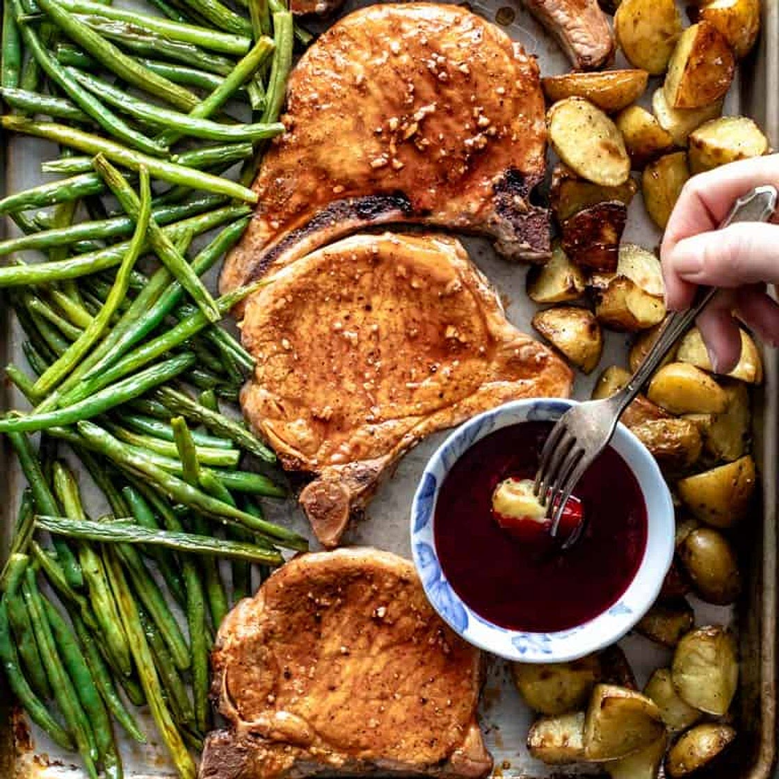 Sheet Pan Pork Chops