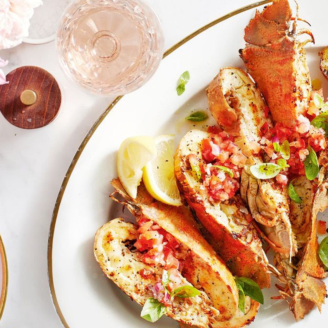 Grilled Balmain bugs catalana