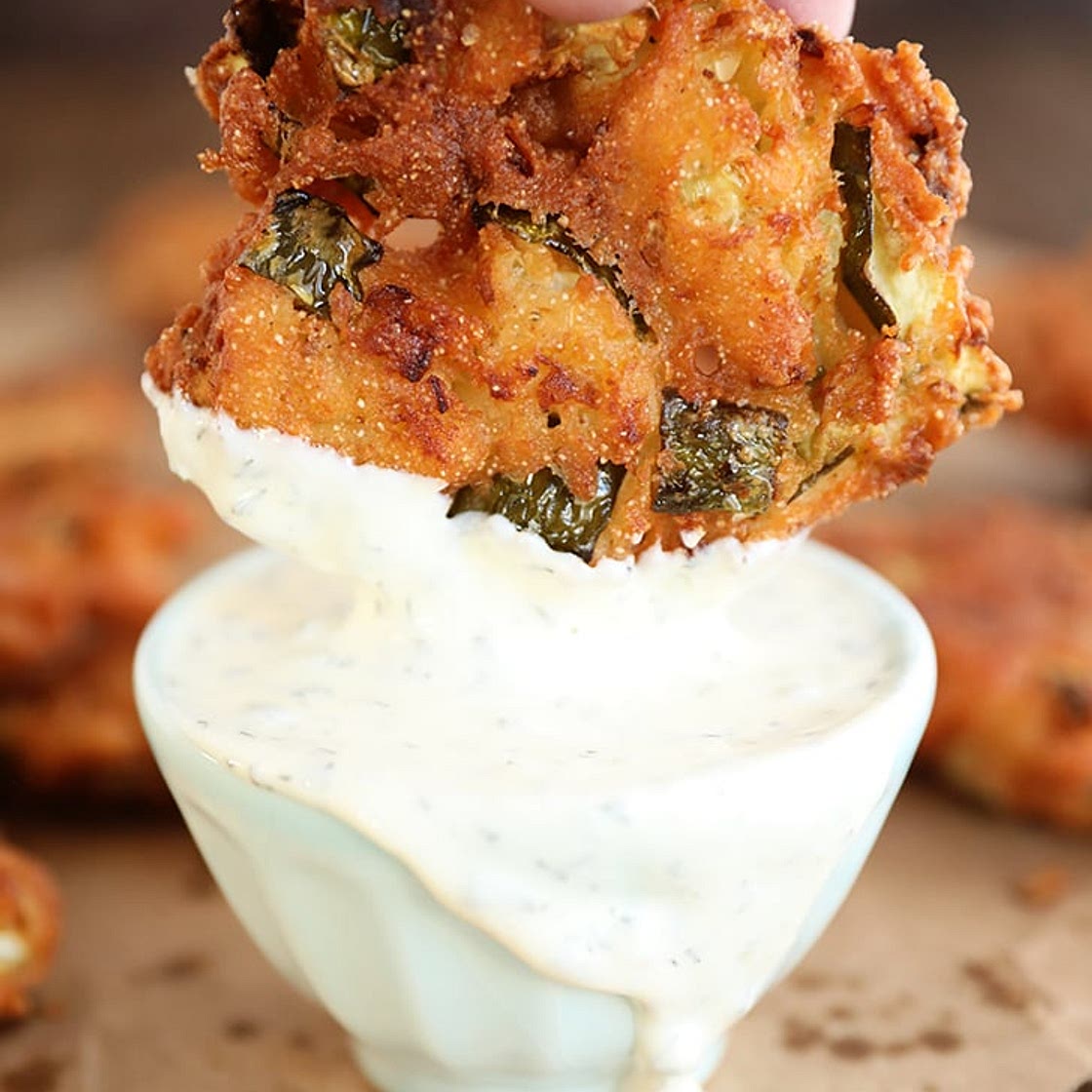 Fried Pickle Fritters