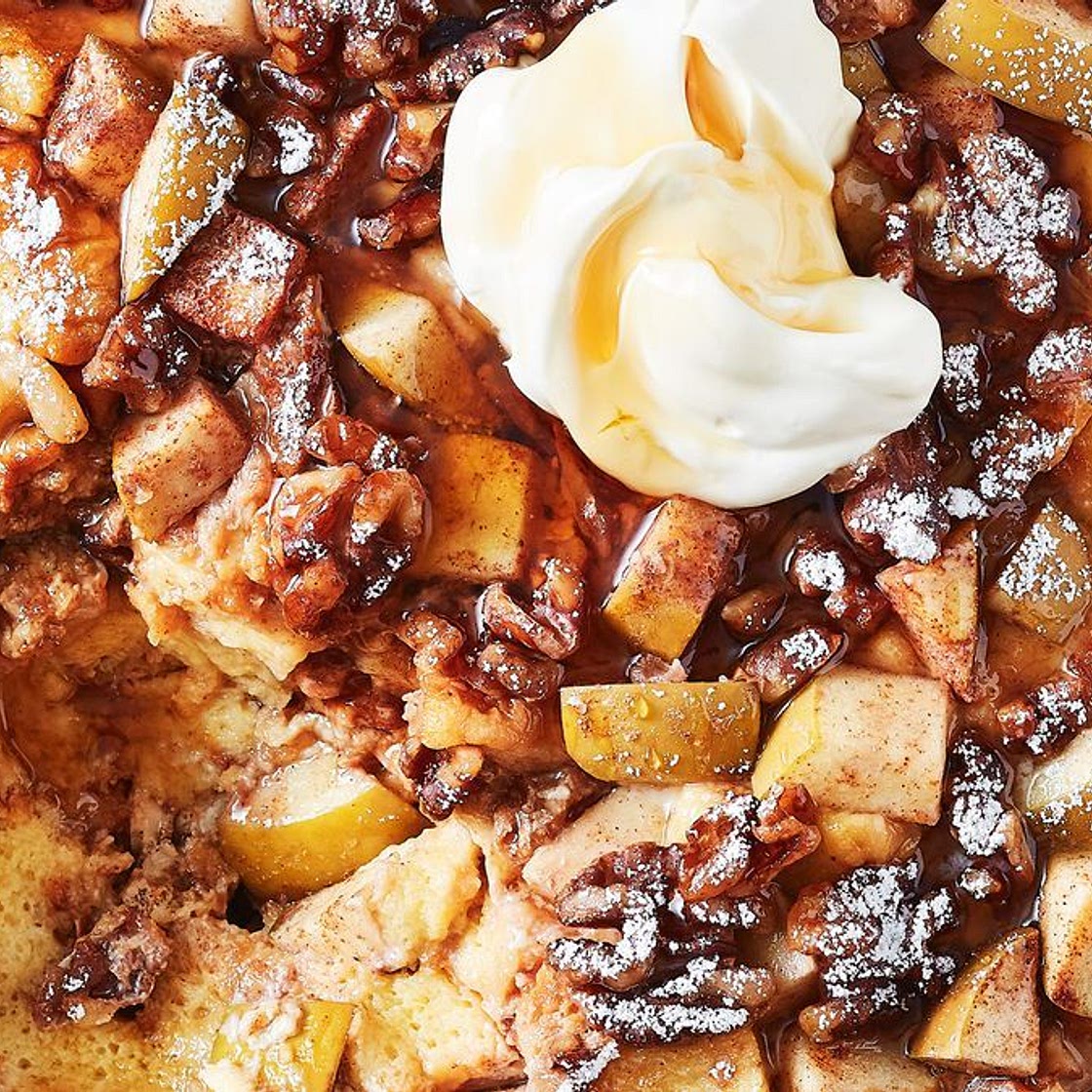 Slow-cooker apple cinnamon French toast