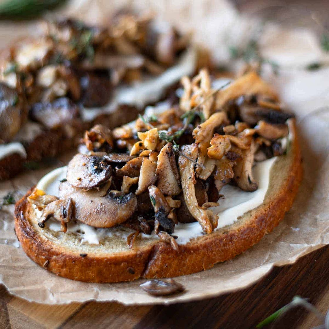 Wild Mushroom Tartine