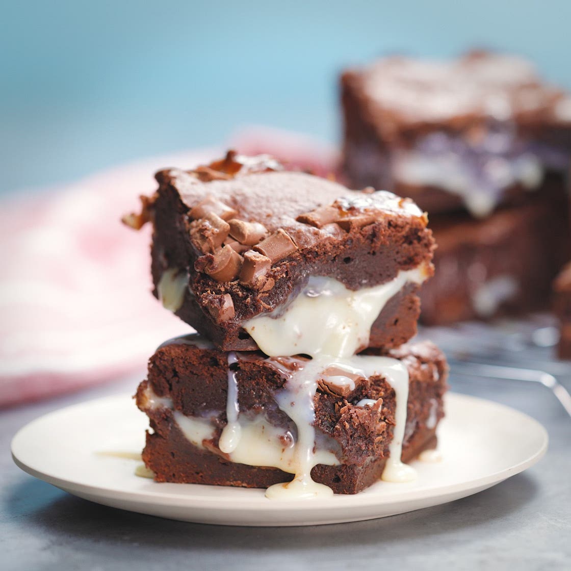 Molten Middle Brownies