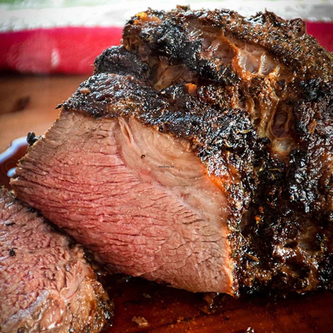 Air Fryer Roast Beef with Herb Crust