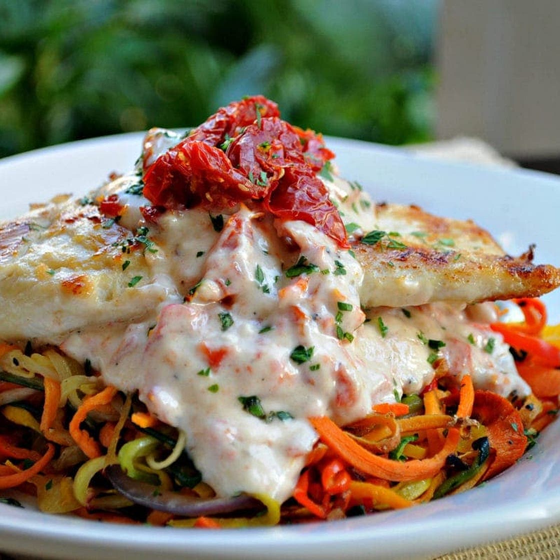 Rainbow Vegetable Noodles