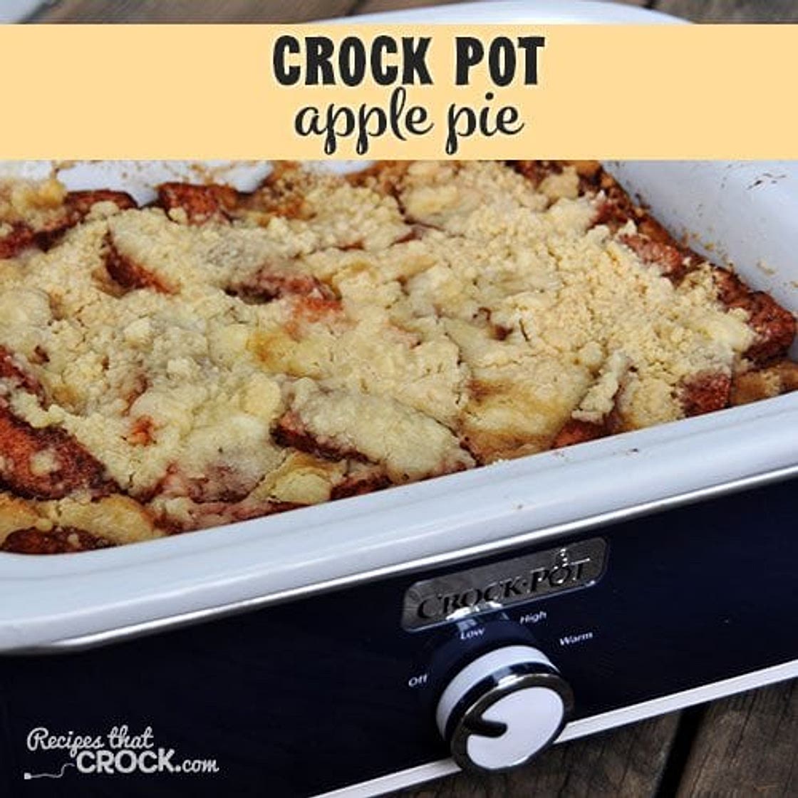 Crock Pot Apple Pie