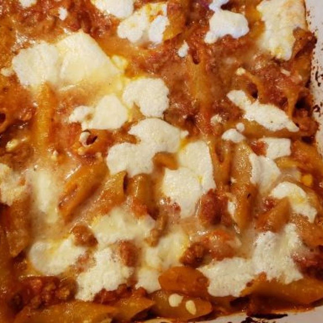 Mostaccioli Bake