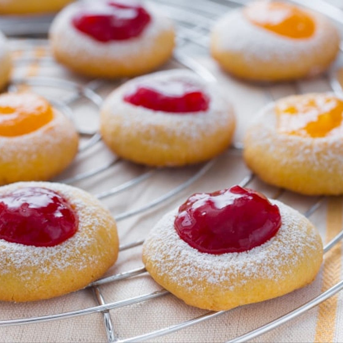Biscottini al burro con marmellata
