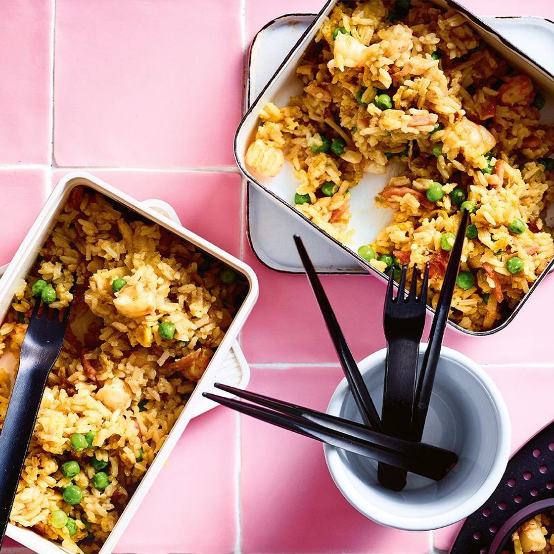 Chinese-takeaway fried rice