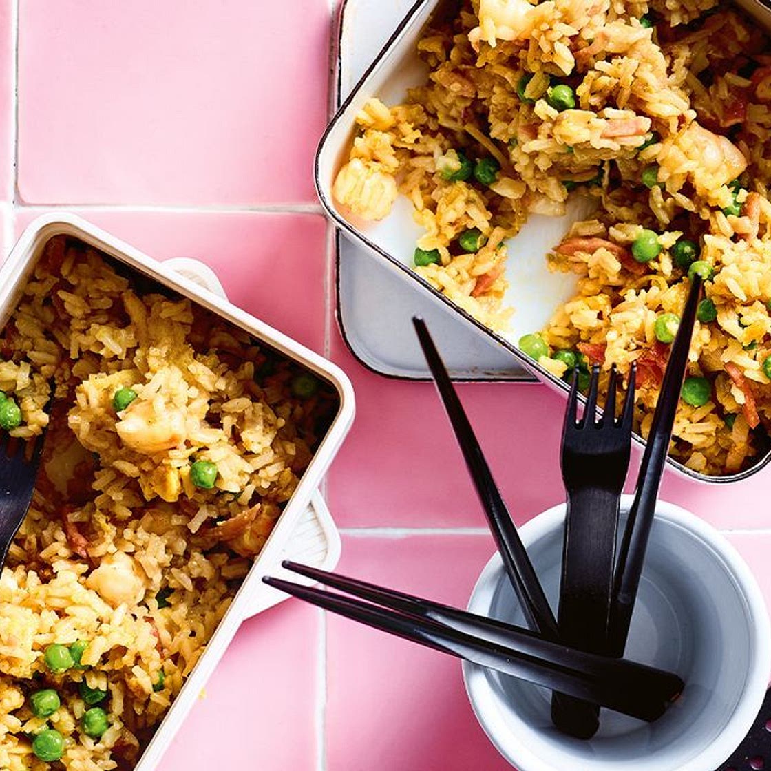 Chinese-takeaway fried rice