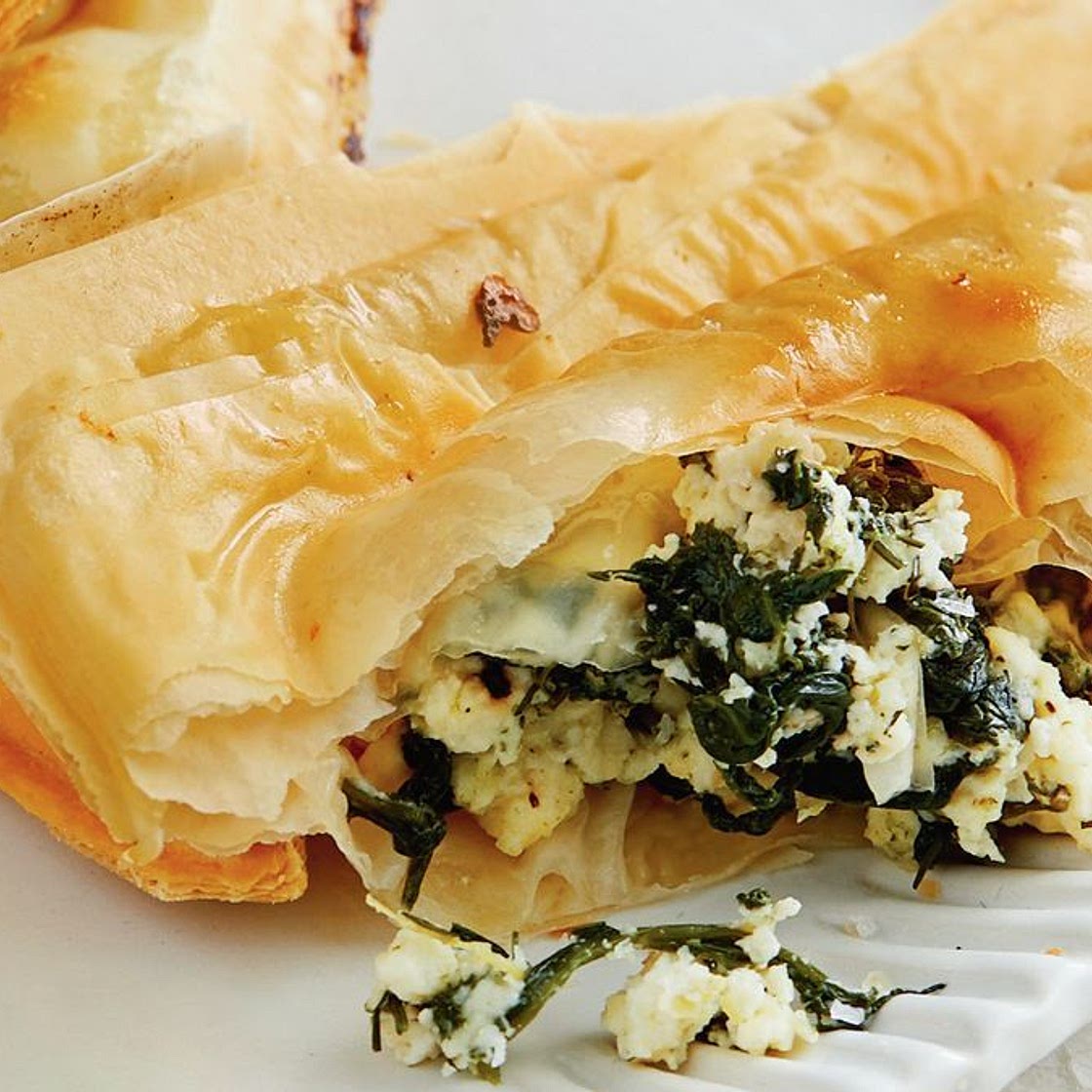 Spinach and ricotta filo jaffles