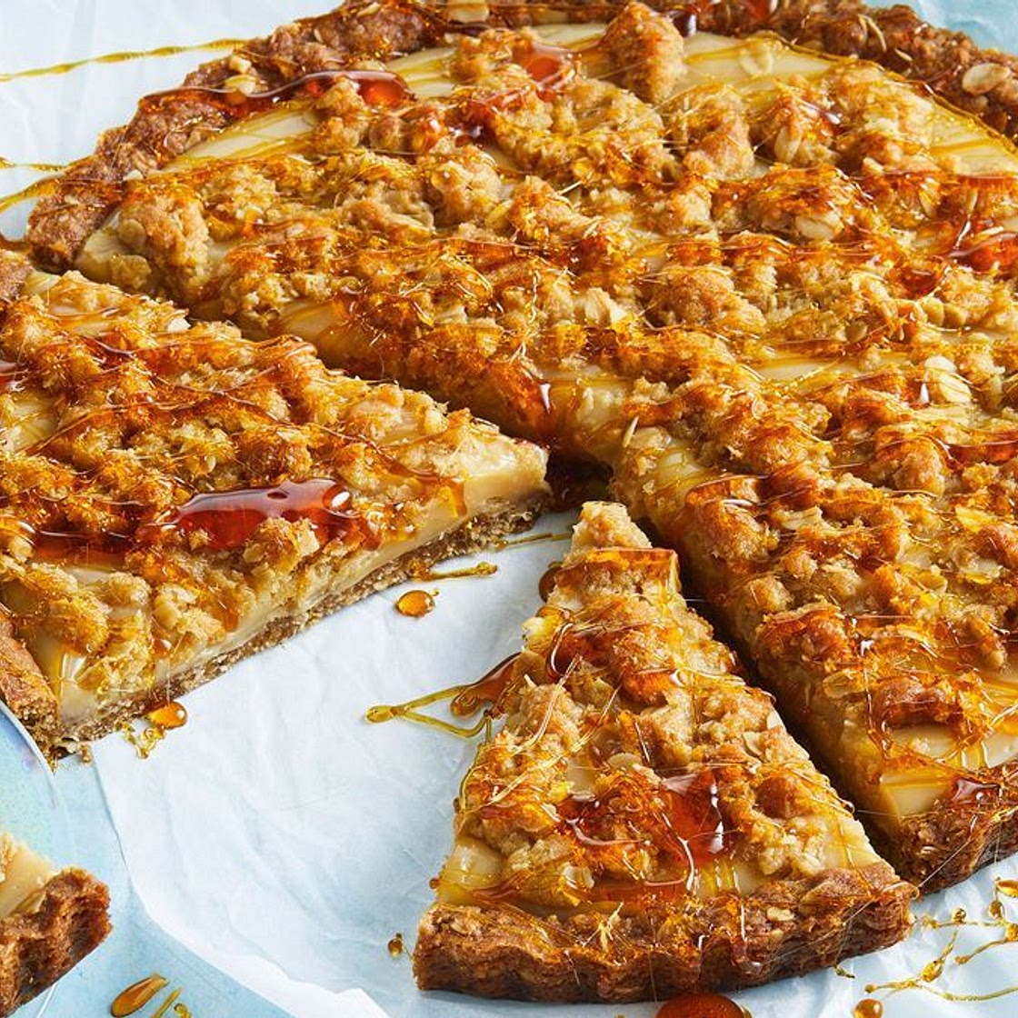 Golden syrup ANZAC tart recipe