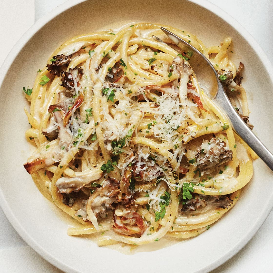 Creamy Pasta with Mushrooms