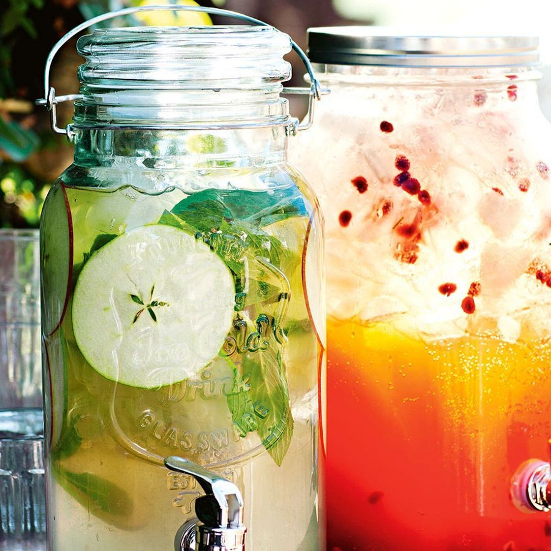 Apple-tea mocktail