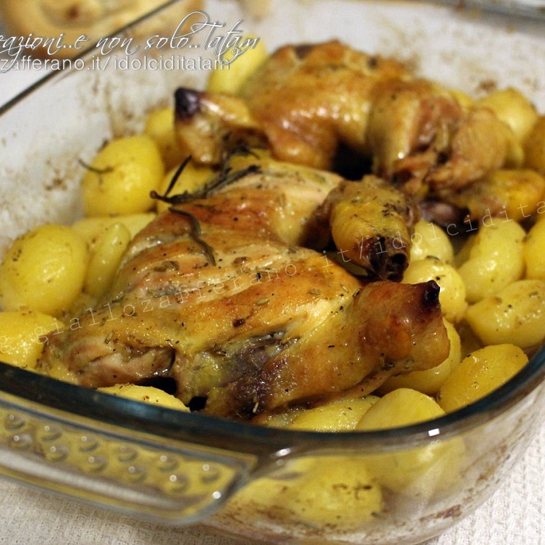 Sovracosce di pollo al forno con patate, ricetta facile