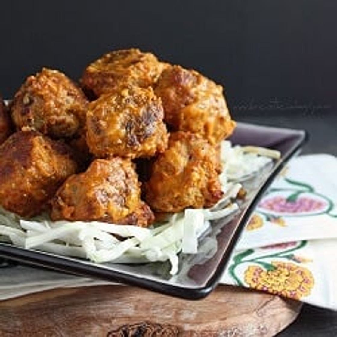 Carolina BBQ Meatballs (Low Carb & Gluten Free)