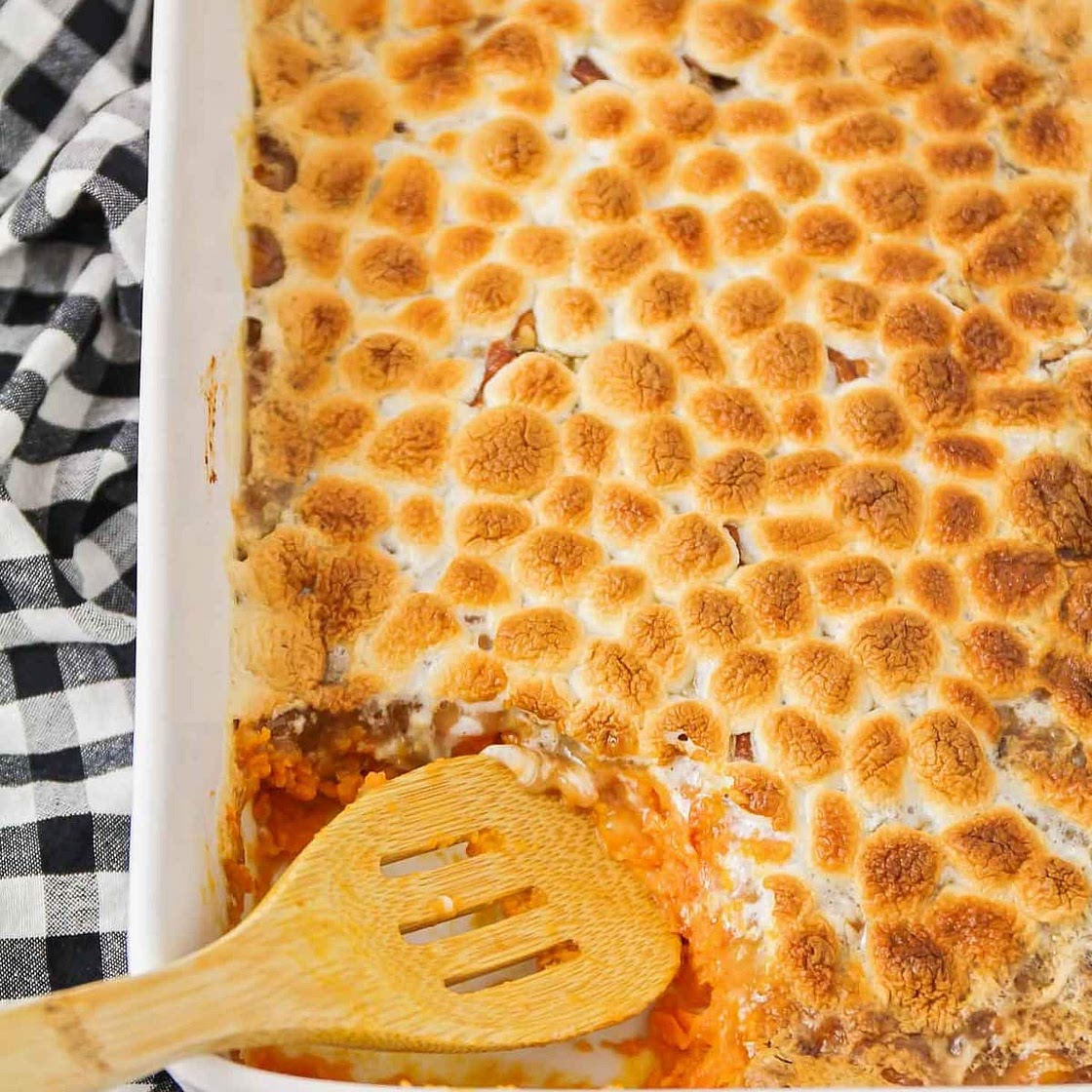 Sweet Potato Casserole with Marshmallows Recipe