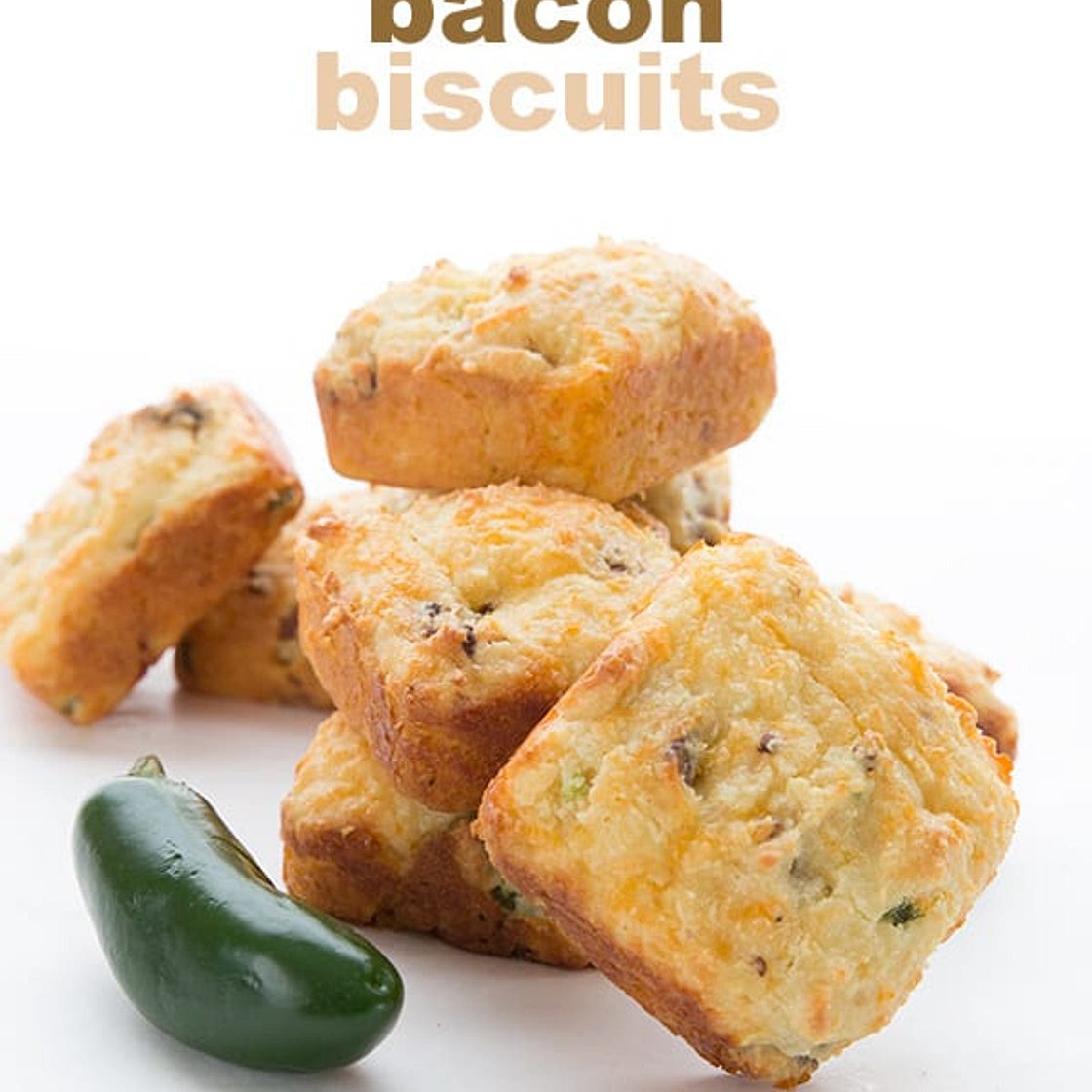 Keto Cheddar Jalapeno Bacon Biscuits