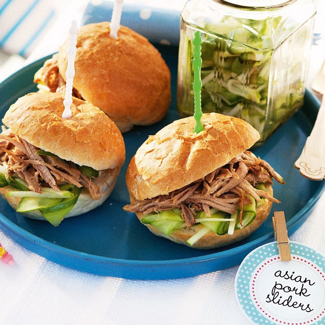 Asian pork sliders