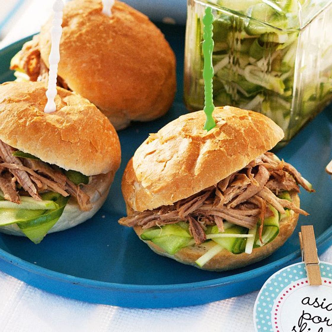 Asian pork sliders