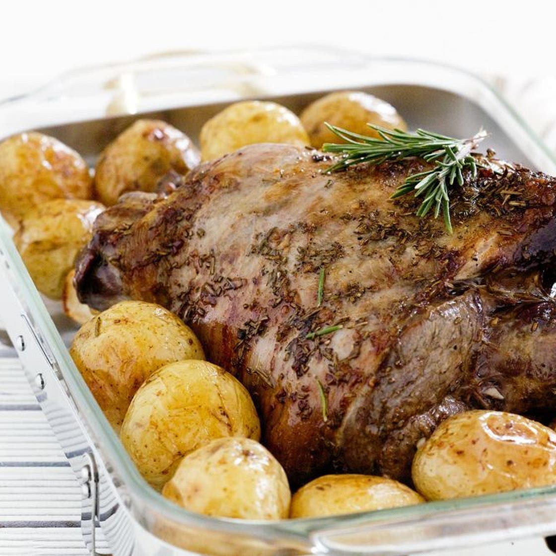 Traditional roast lamb recipe
