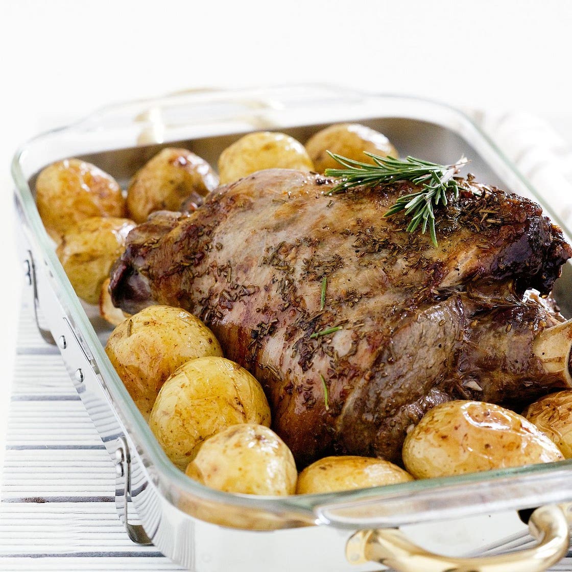 Traditional roast lamb recipe
