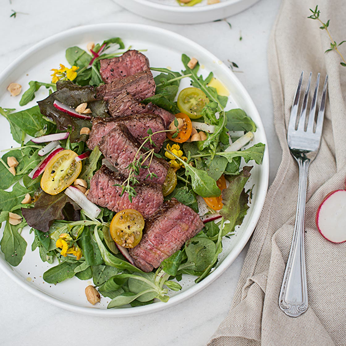 Rinderfilet auf Marktsalat *Dampfgar Rezept