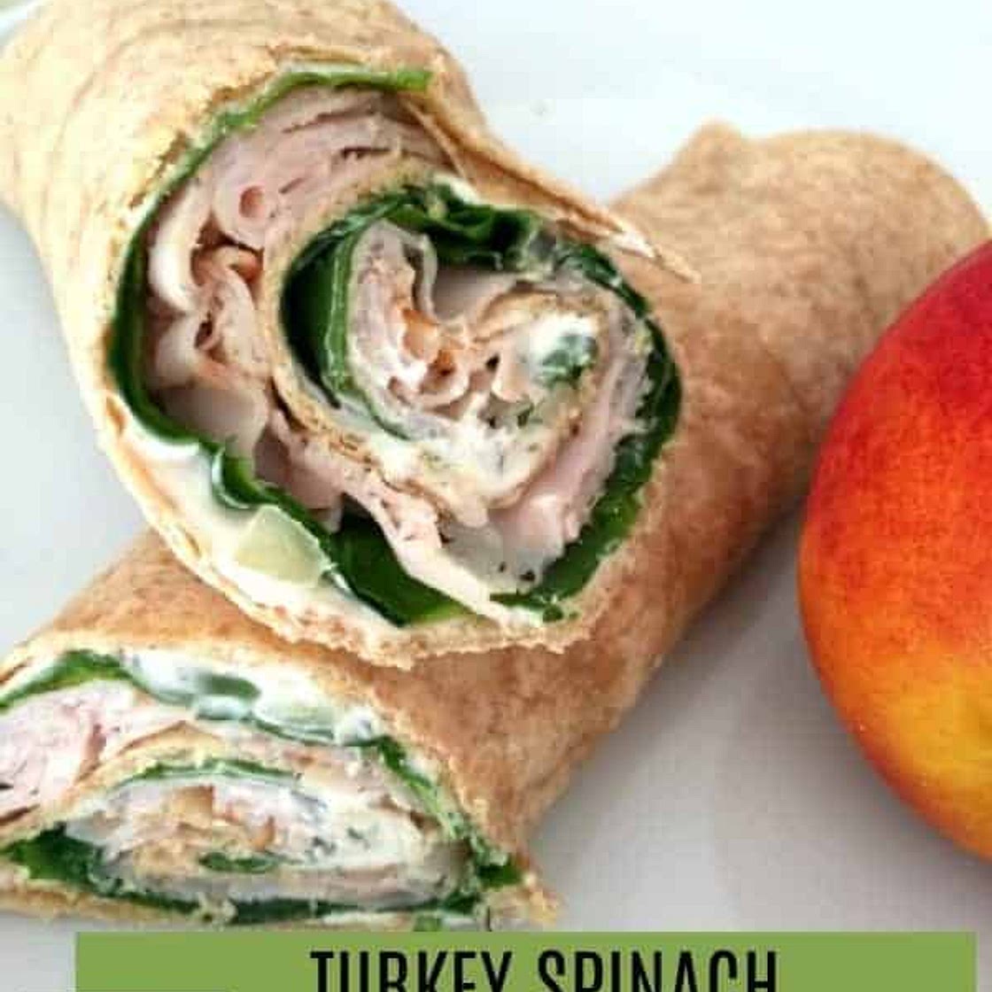 Crunchy Turkey Spinach Wraps