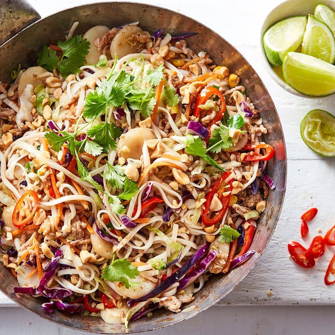 Quick chilli pork stir-fry