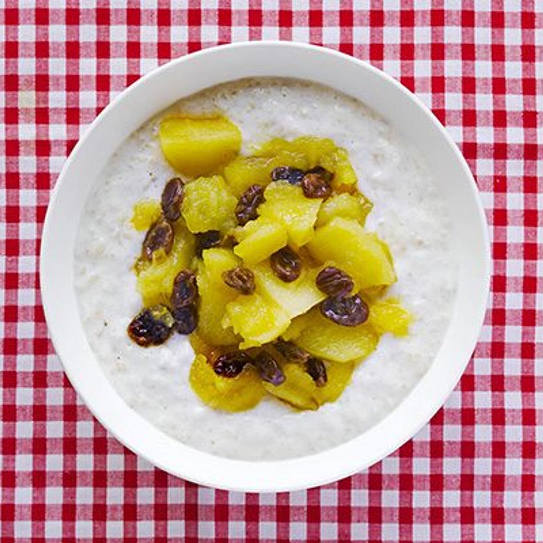 Creamy yogurt porridge