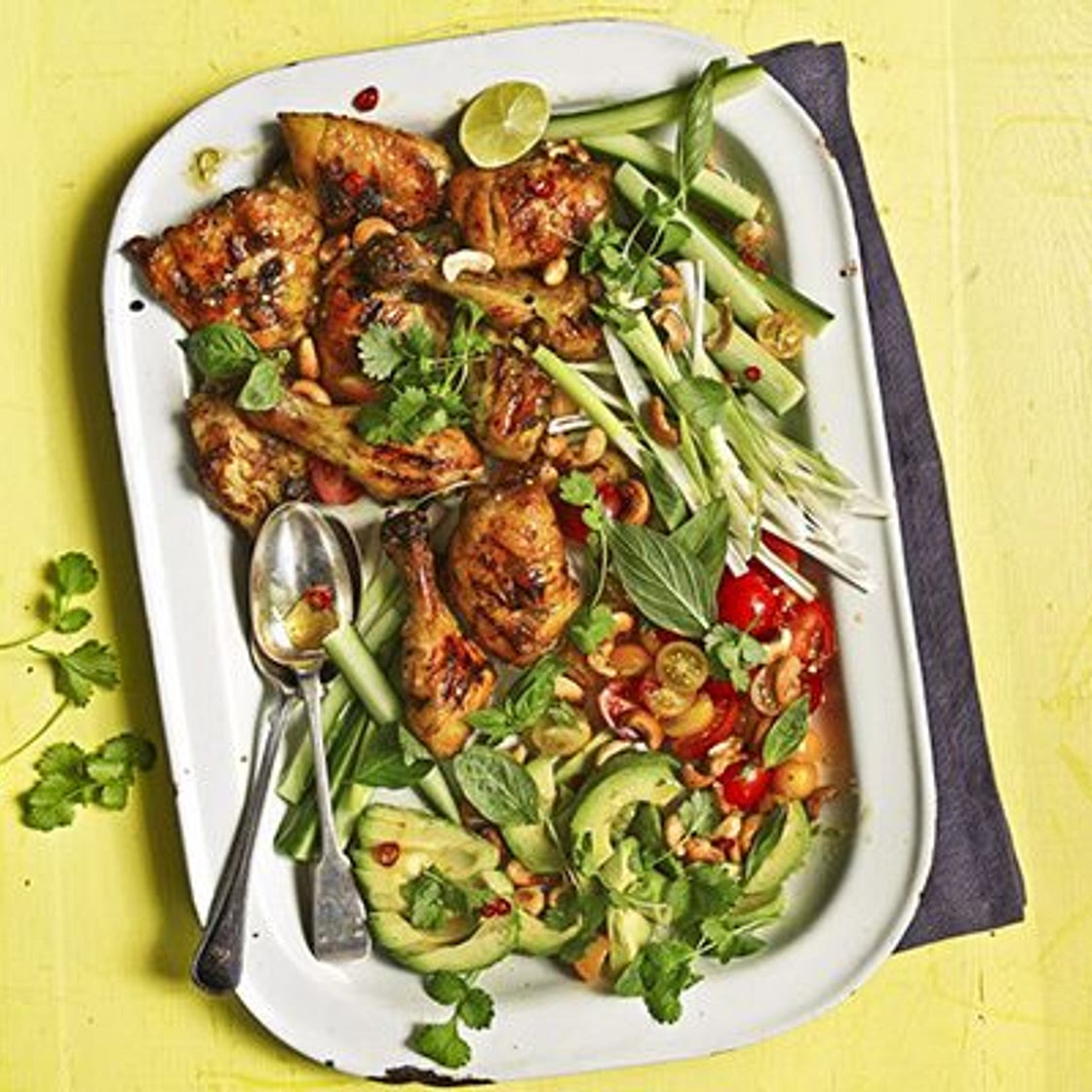 Chilli-lime chicken salad