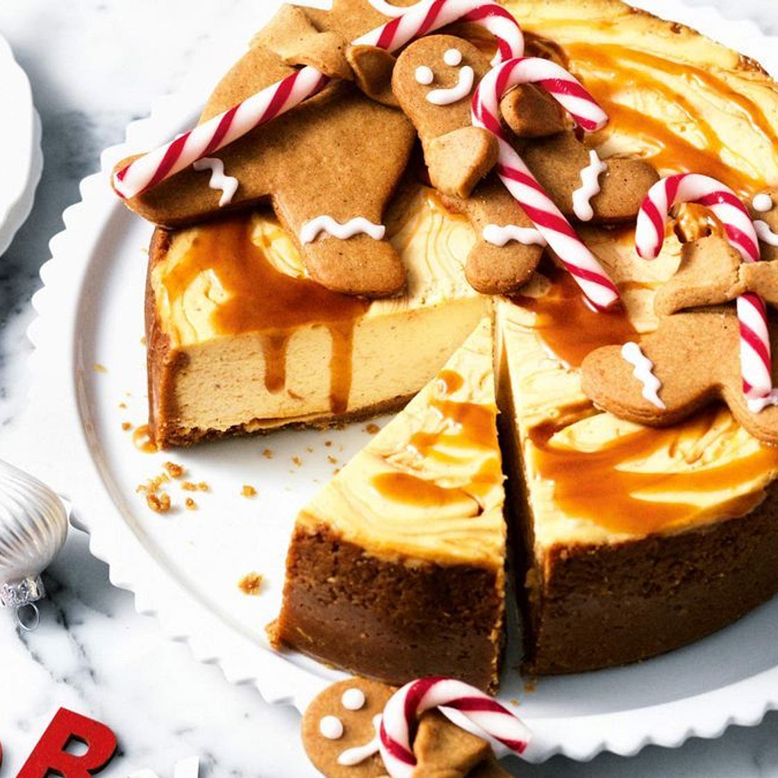 Gingerbread cheesecake