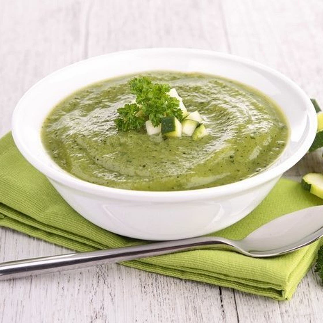 Crema de calabacín light