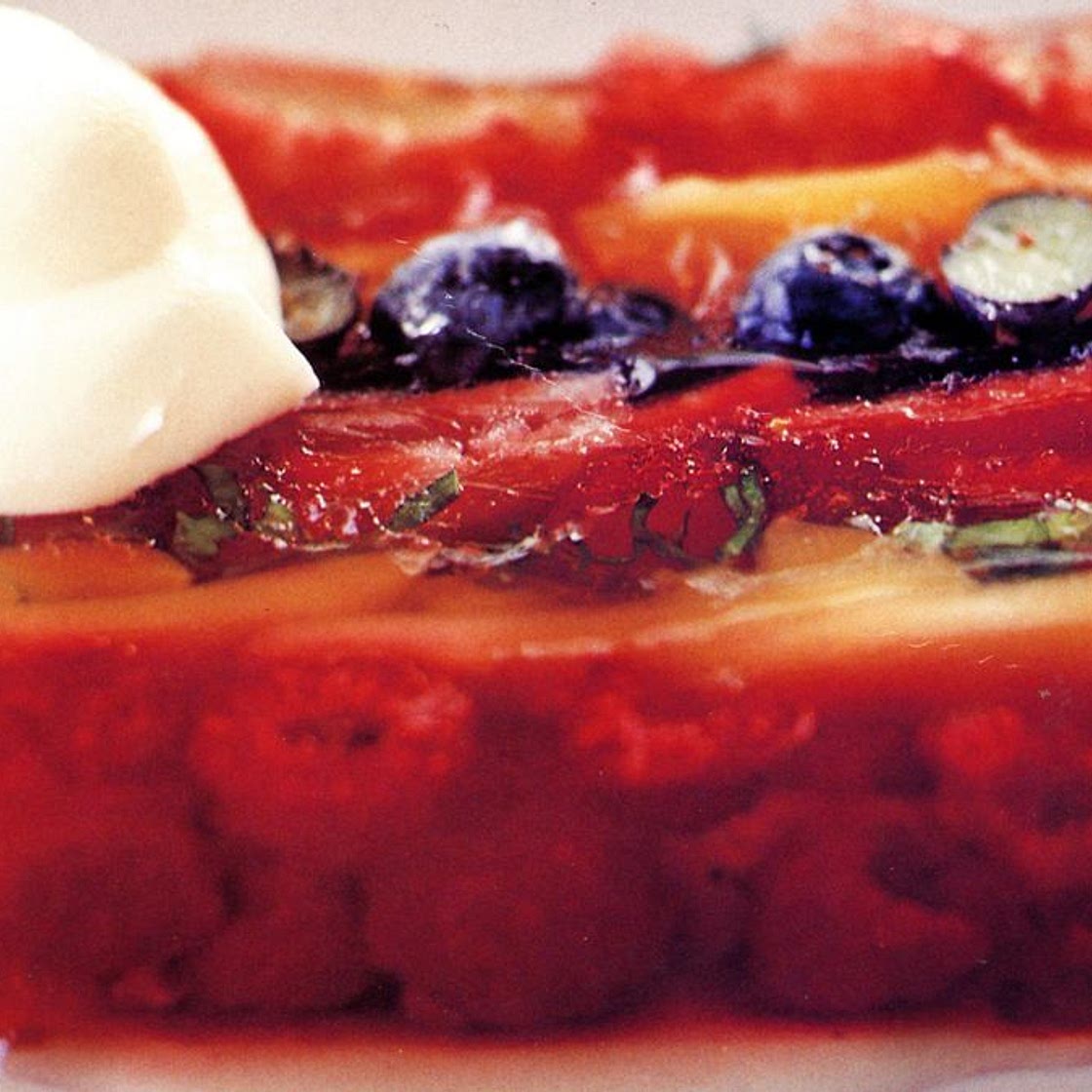 Terrine of summer fruits