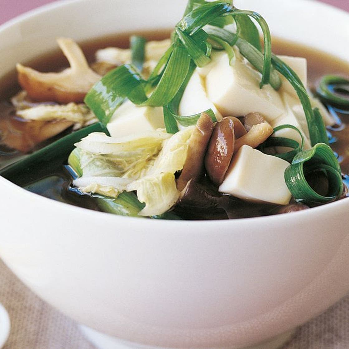 Japanese tofu soup