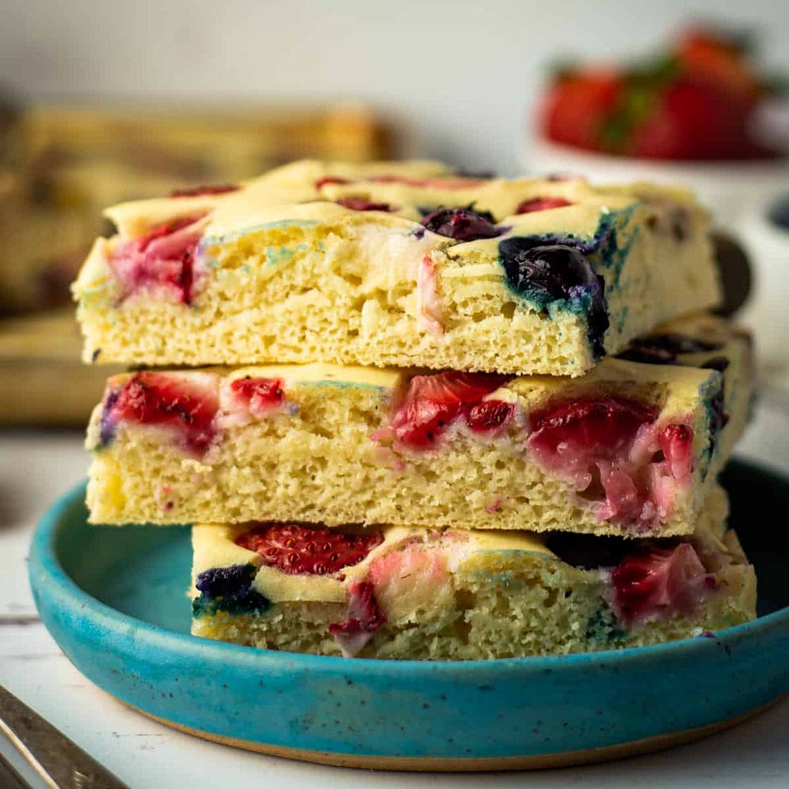 Easy Vegan Sheet Pan Pancakes