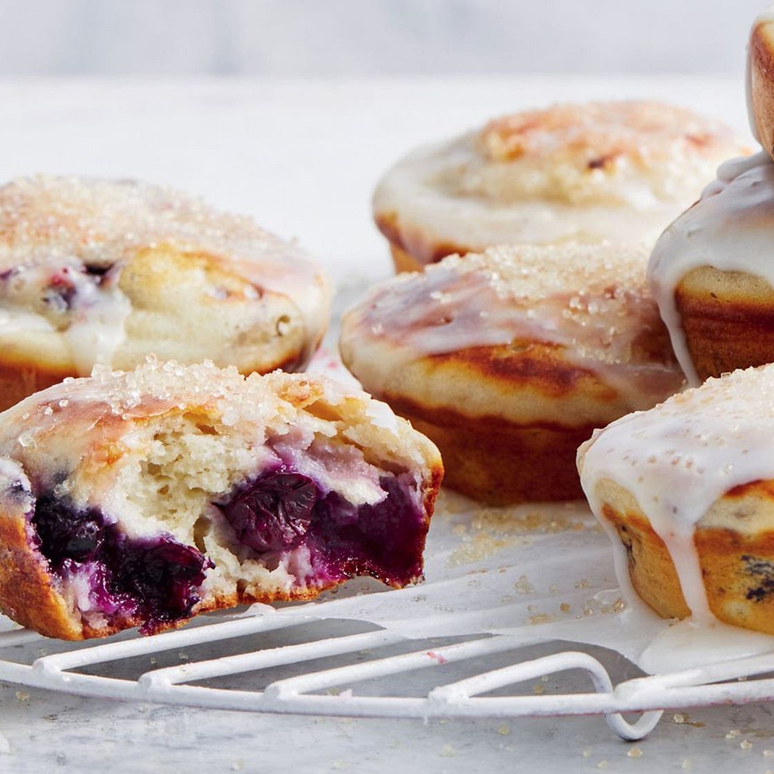 Pie maker blueberry pancake puffs recipe