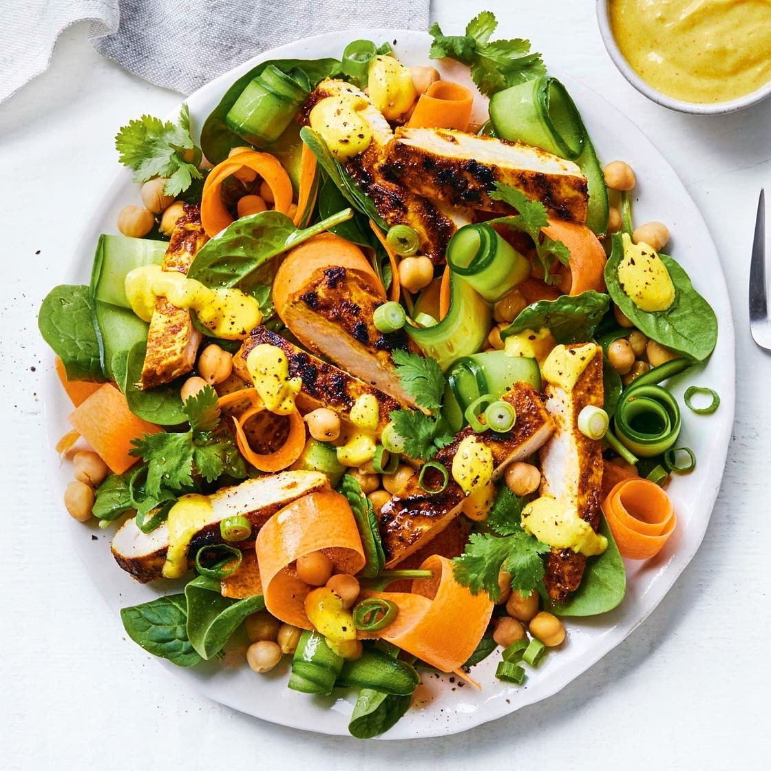 Chicken tikka salad recipe