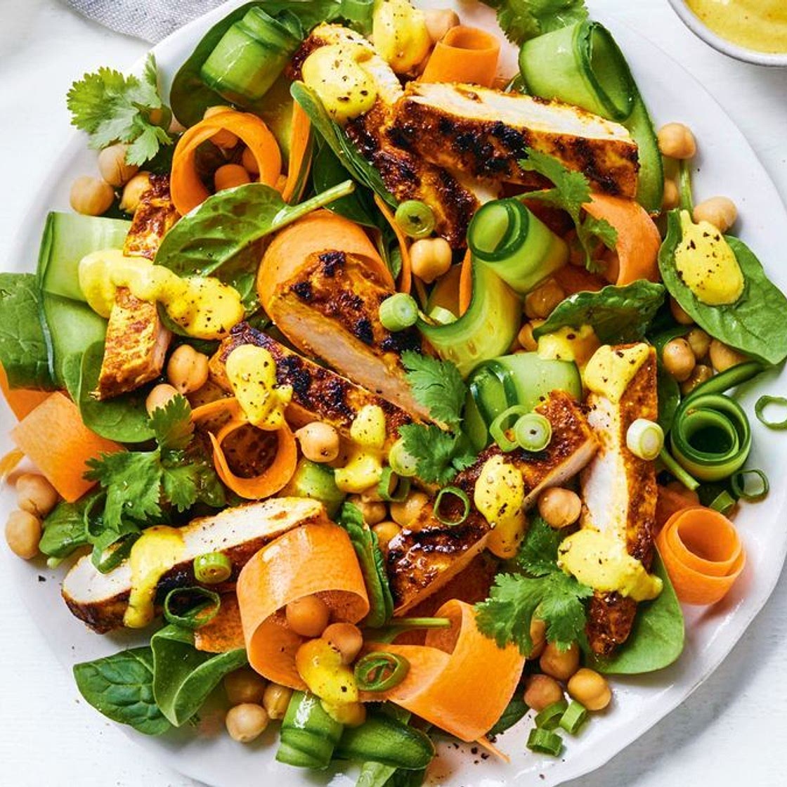 Chicken tikka salad recipe