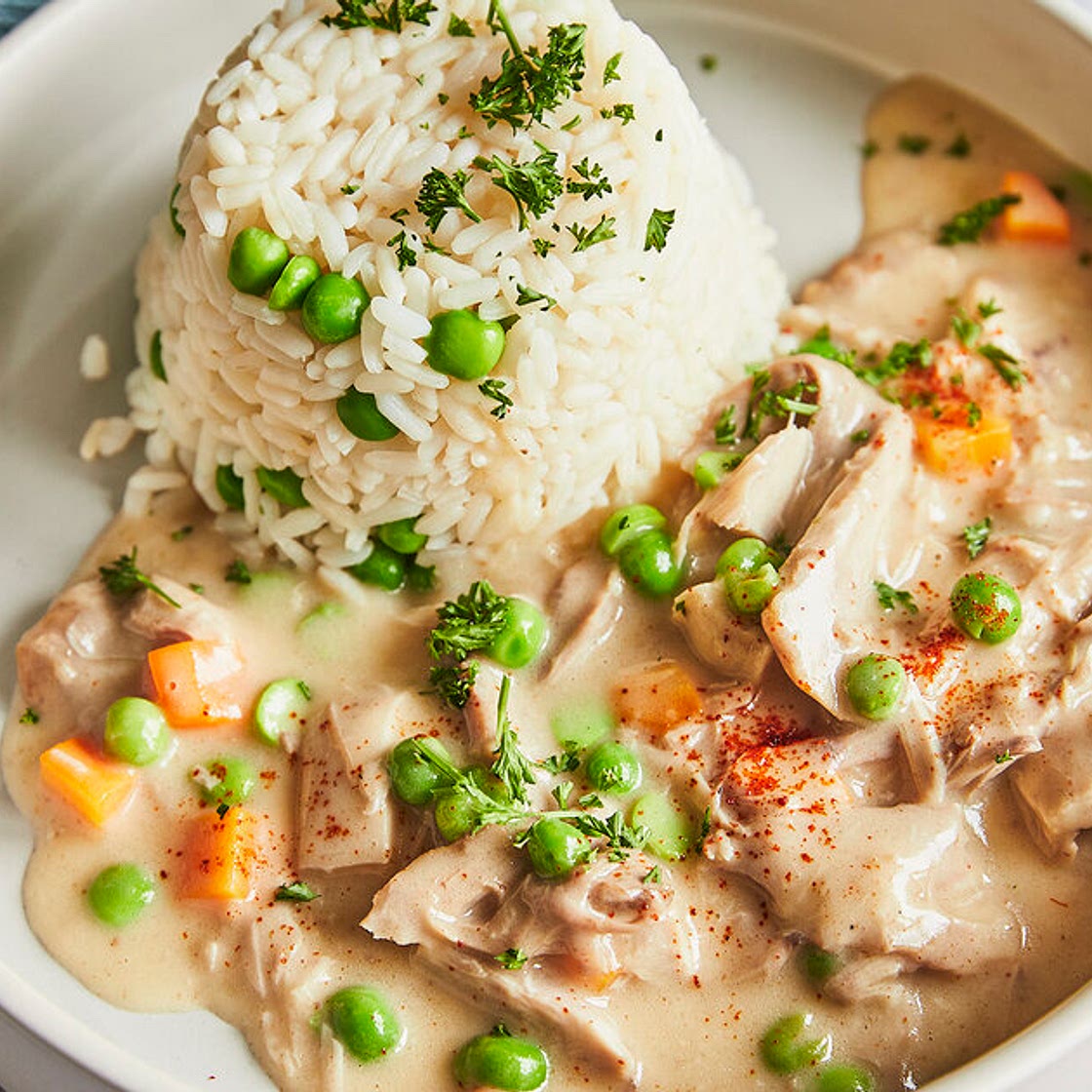 Hühnerfrikassee – so lecker wie bei Mama