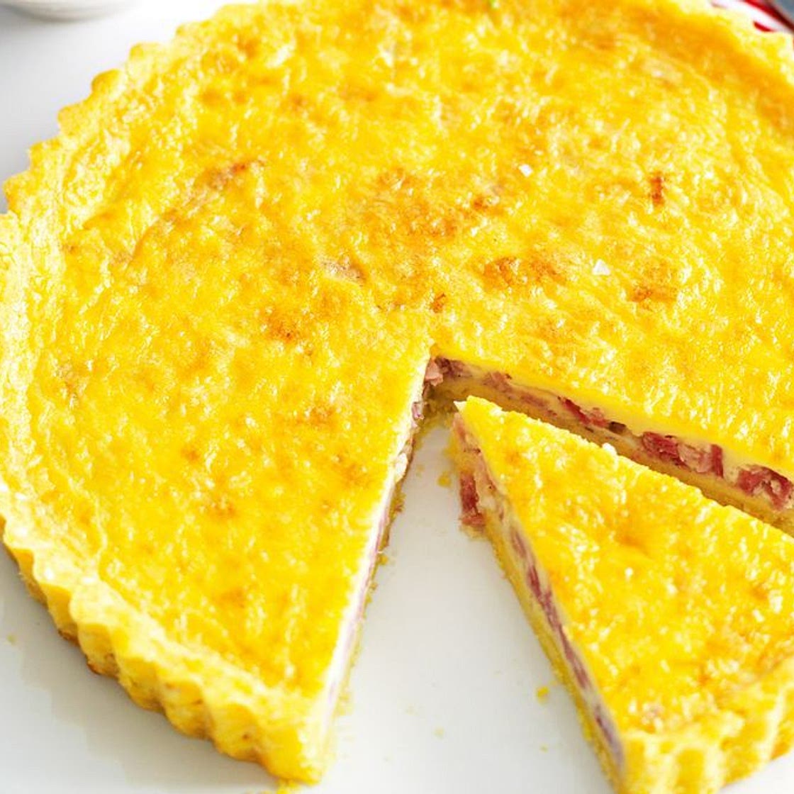 Gluten-free quiche Lorraine