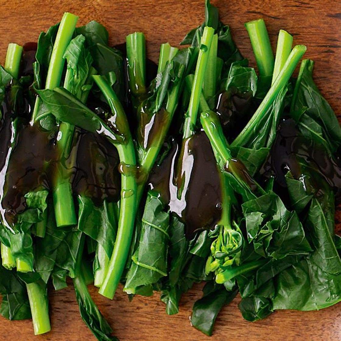 Asian greens with oyster sauce