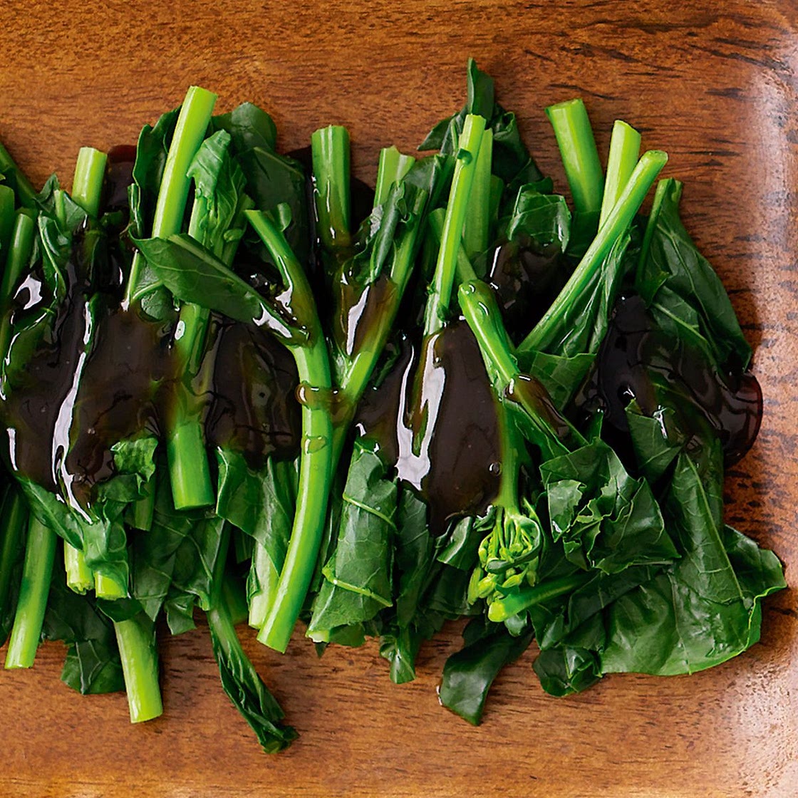 Asian greens with oyster sauce