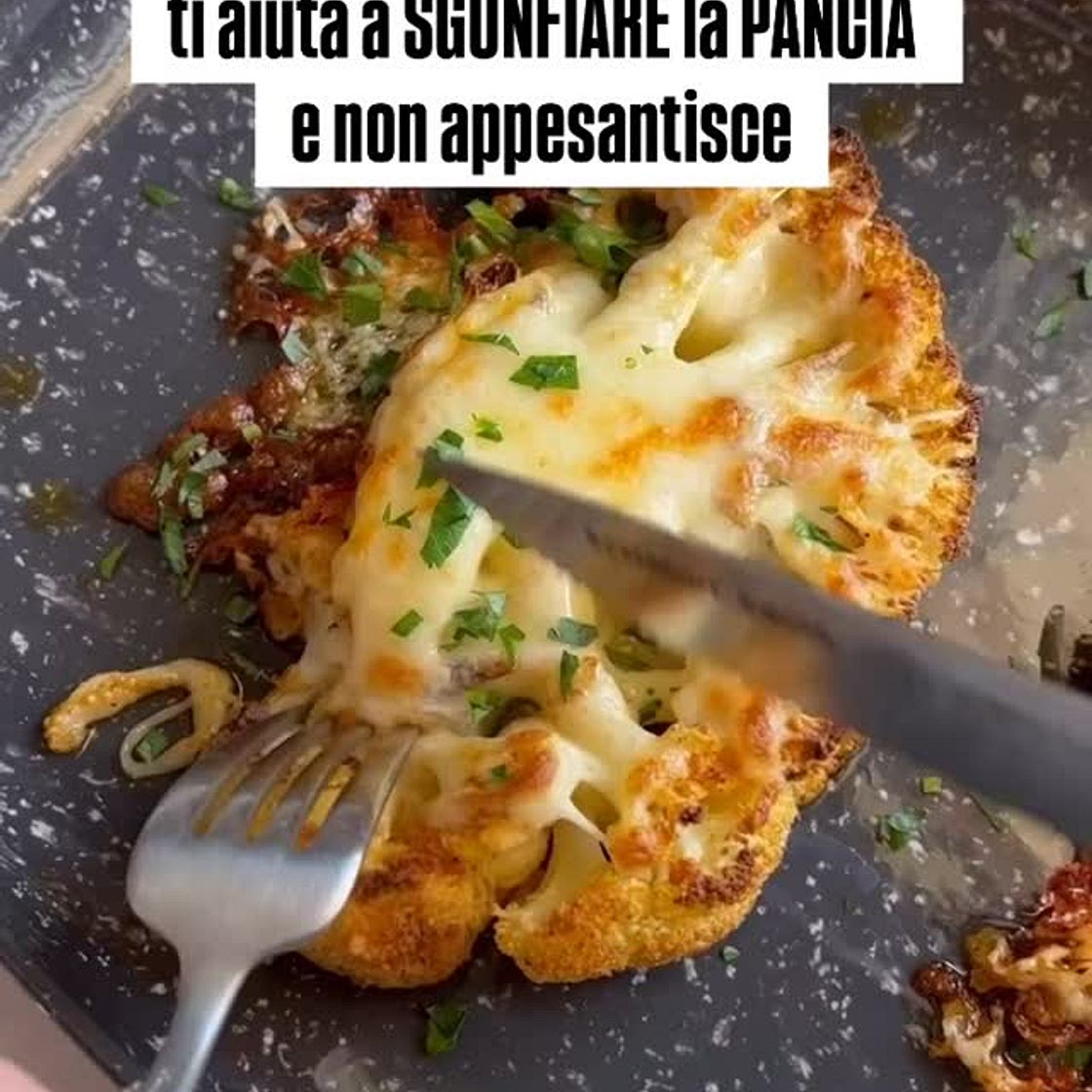 Cavolfiore al forno gratinato fit (a prova di mamma senza tempo)