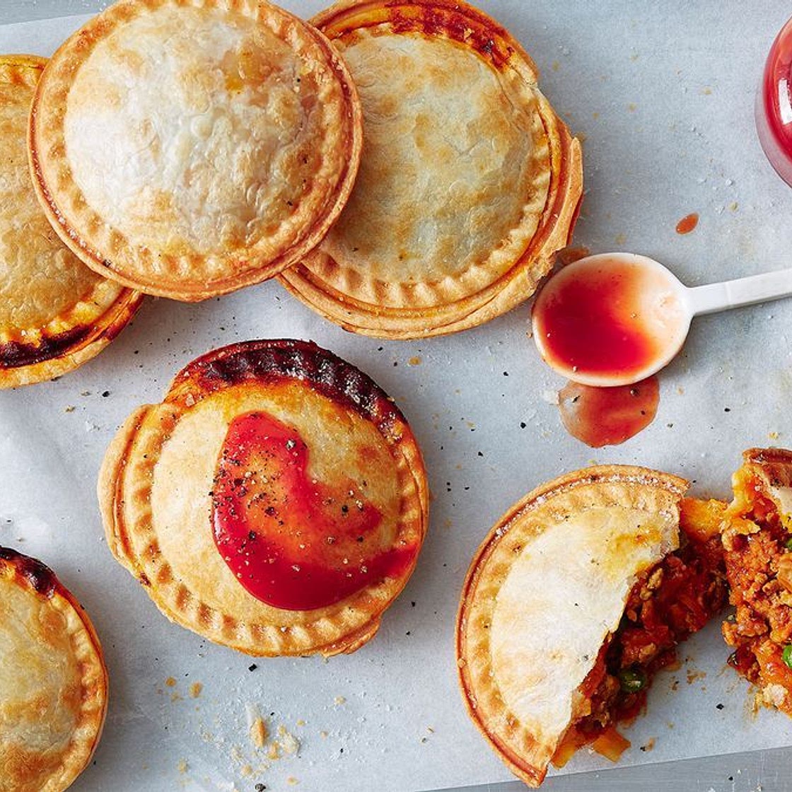 Pie Maker Curried Pork Pies recipe