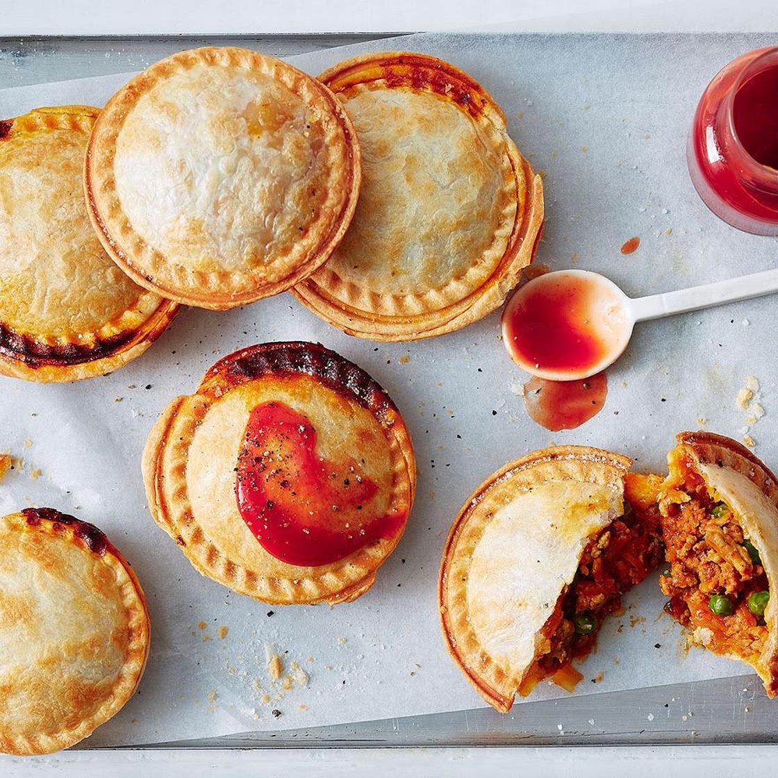 Pie Maker Curried Pork Pies recipe