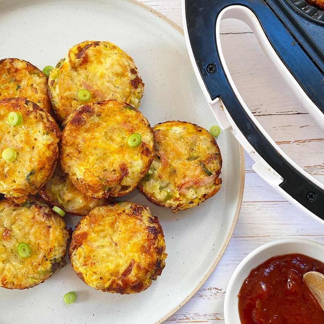 Healthy pie maker rice cups