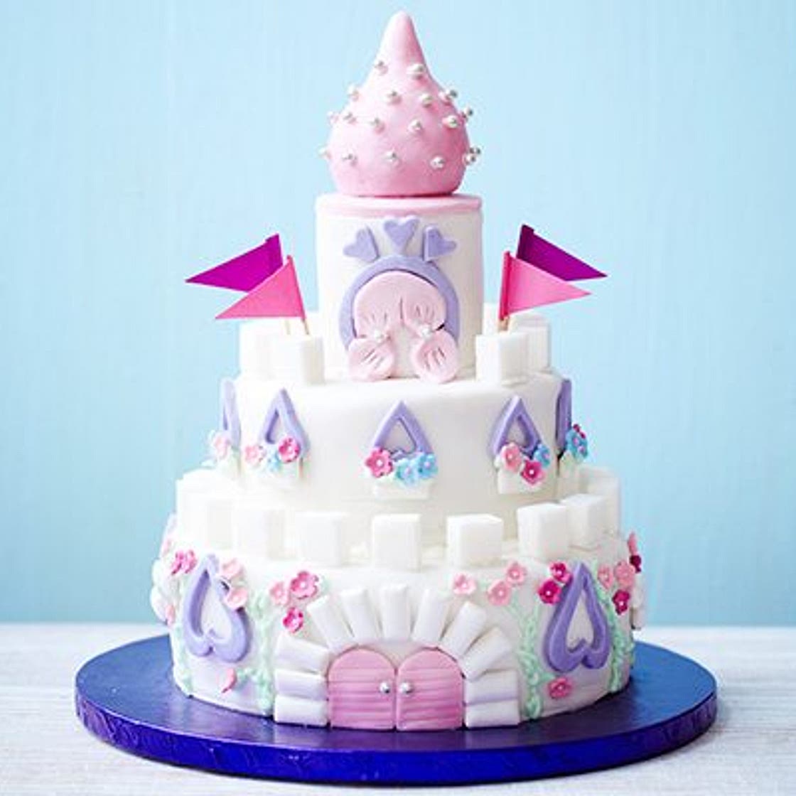 Easy castle cake